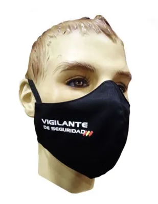 Mascarilla Vigilante Seguridad Textil Higiénicas