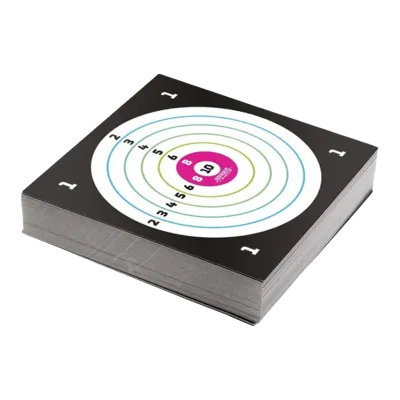 Cibles en Carton 14 x 14 cm - Lot de 100 - Powair
