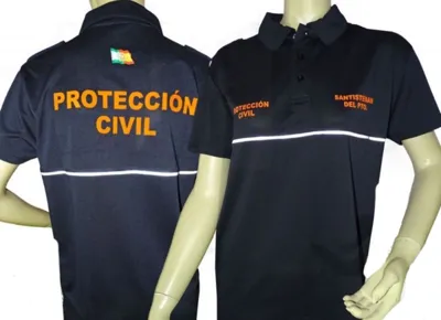 Polo Protección Civil Técnico Alta Calidad