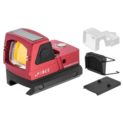 Mini Point Rouge Avec Panneaux Solaires - Rouge - Tactical OPS