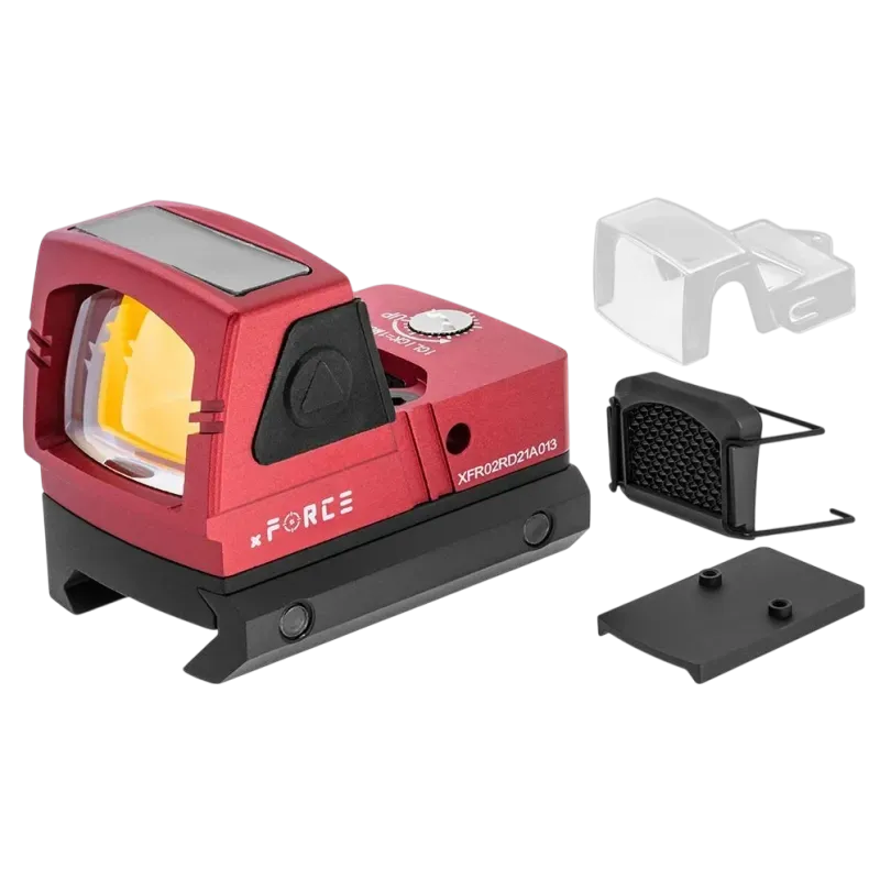 Tactical OPS Mini Point Rouge Avec Panneaux Solaires - Rouge