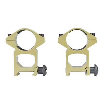 Anneaux de Montage Hauts 1 Pouce (25,4 mm) pour Rail Picatinny - JS Tactical