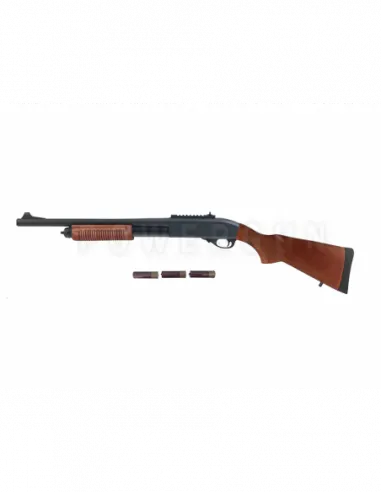 À Pompe M870 Long Bois · Negro