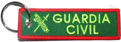 Llavero Guardia Civil Bordado Doble Cara