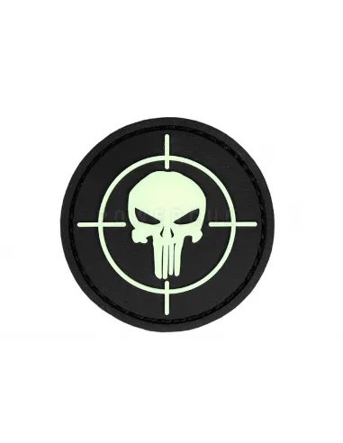 Patch Punisher Phosphorescent · Negro