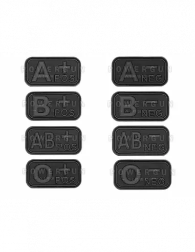 Patch Groupe Sanguin · Negro