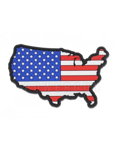 Patch USA Shape Flag