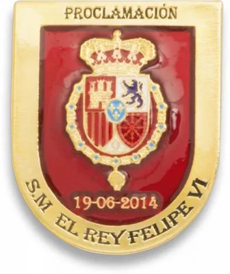 Distintivo Proclamacion S.m. Felipe VI - Albainox