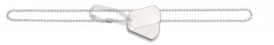 Chapa Identificadon Militar Doble - Albainox
