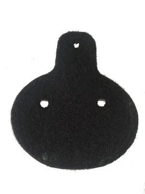 Pepito Porta Placa Vigilante de Seguridad con Velcro