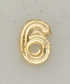 Albainox Numeral Pasador Diario » 6 « · Oro