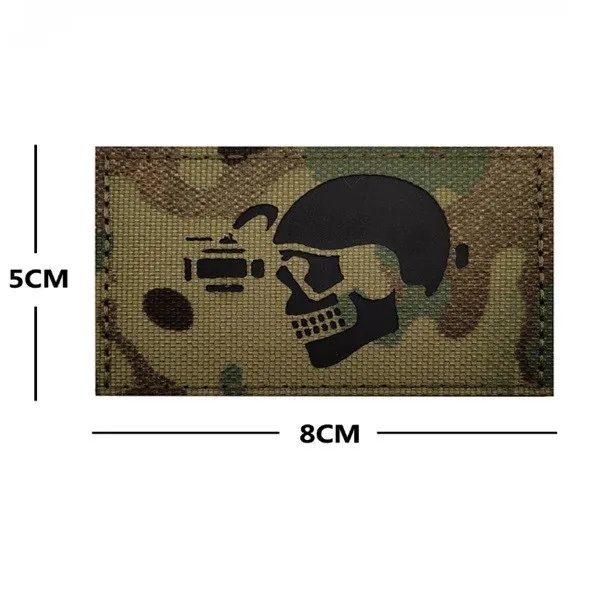 Patch F137 Fluorescent – Skeleton Head Με Κάμερα Στο Κράνος