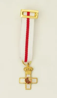 Medalla Miniatura CRUZ Merito Militar - Albainox