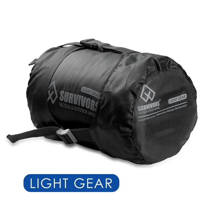 Υπνόσακος Ελαφρύς Survivors Light Gear (Μαύρο)