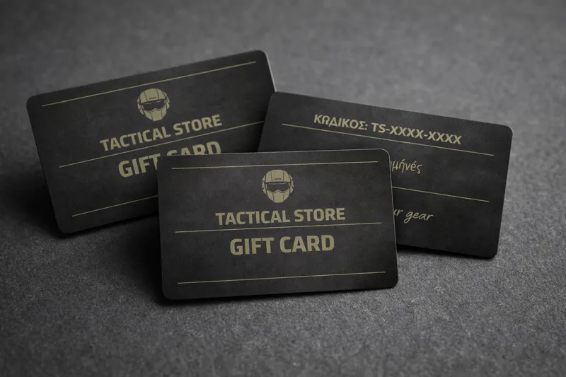 Δωροκάρτα Tactical Store 25€ – Starter Gift Card