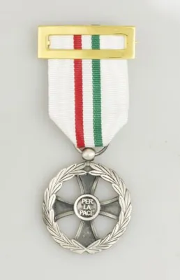 Medalla Cruz Conmemorativa Mant. Paz Italia - Albainox