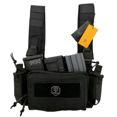 Micro Chest Rig – Μαύρο