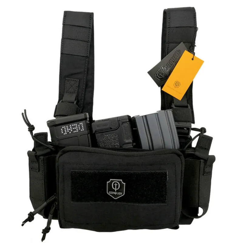 Micro Chest Rig – Μαύρο