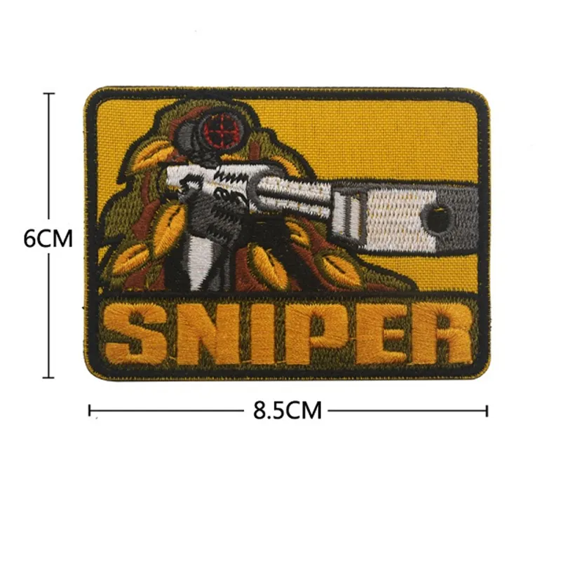 Patch Tactical – Sniper Σε Ghillie Suit Με Σκόπευτρο