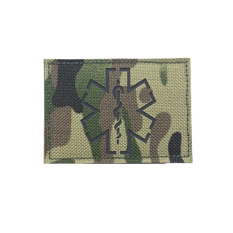 Patch Tactical – Φωσφορίζον Στρατιωτικό Medic Σήμα Σε Παραλλαγή · Camo