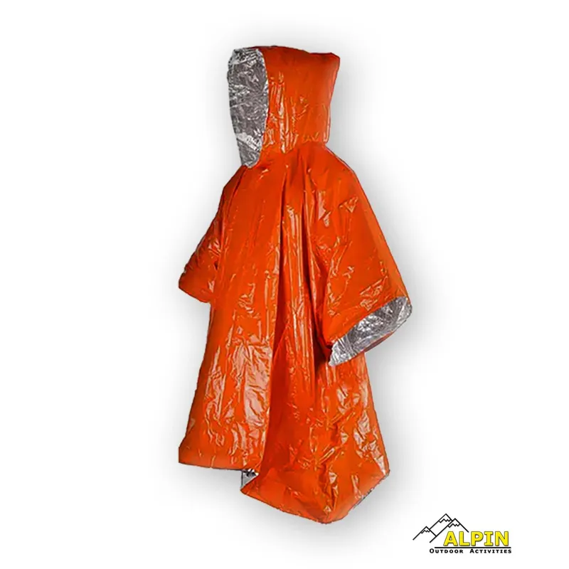 BePrepared Poncho Survival Έκτακτης Ανάγκης Alpin+Θήκη