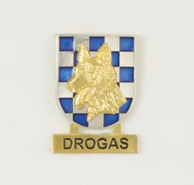 Distintivo Guias Canino Drogas - Albainox