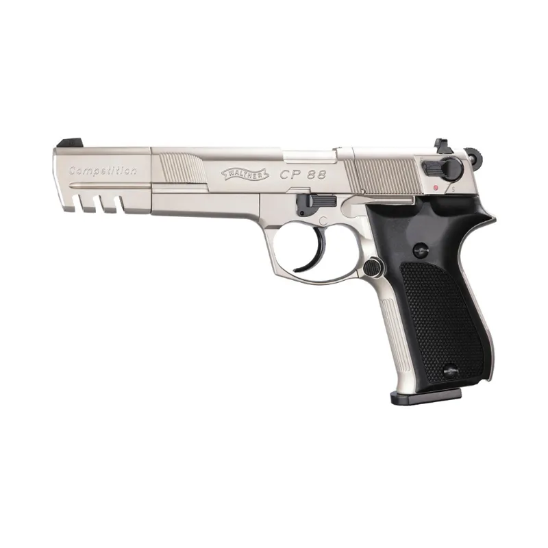 Αεροβόλο Πιστόλι Walther CP88 6” ΝΙΚΕΛ · Negro