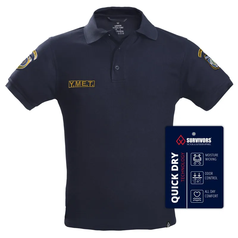 Μπλουζάκι Polo Quick Dry Με Κέντημα YMET