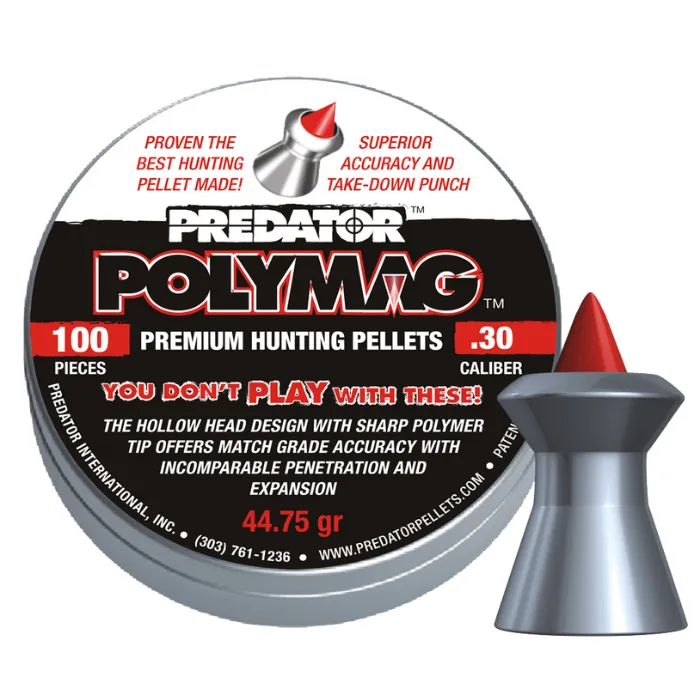 Βληματα Jsb Polymag-Predator 7,62mm / 100PCS