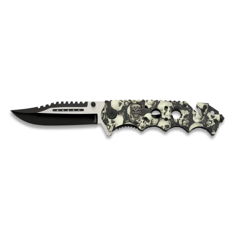 Σουγιας Skulls Penknife, 8.7cm