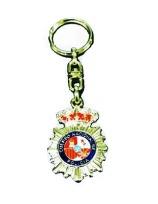 Llavero Cuerpo Nacional de Policía Emblemas