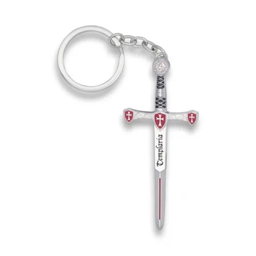 Μπρελοκ TOLE10 Key-Ring. Templar Sword 8.3 cm