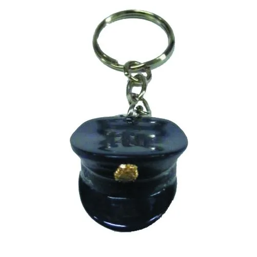 Llavero Policia Gorra de Plato