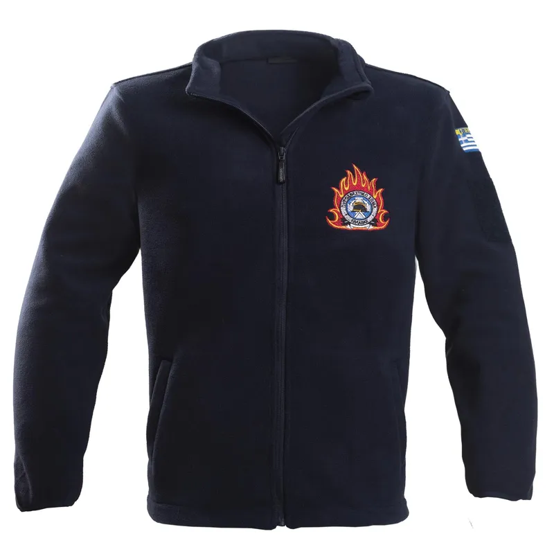 Ζακέτα Fleece Survivors Με Κέντημα Πυροσβεστικής