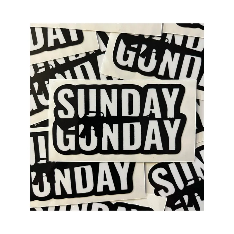 Sunday Gunday Αυτοκόλλητο