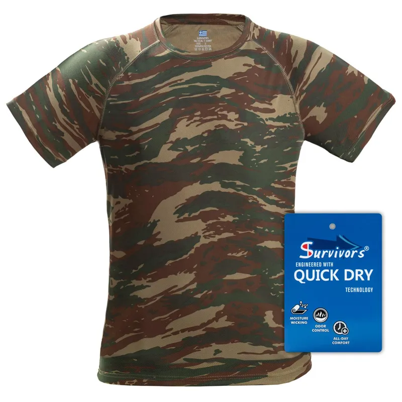 Μπλουζάκι Ελληνικής Παραλλαγής Τ-Shirt Quick Dry Survivors