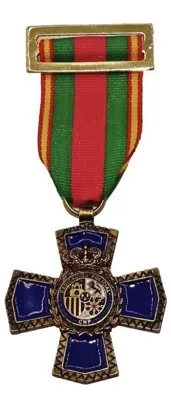 Medalla Policía Cruz 20 Años