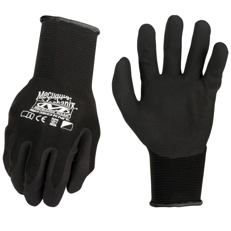 Γαντια, Knit Nitrile · Negro