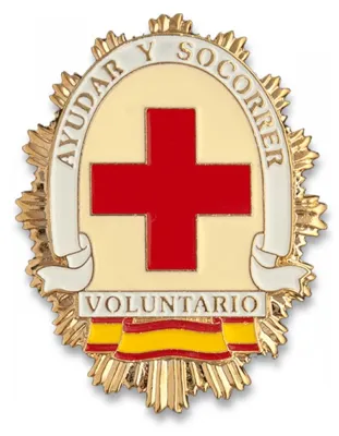 Chapa Cartera Cruz Voluntario