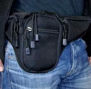 Riñonera para Pistola Extracción Rápida Compartimento Oculto