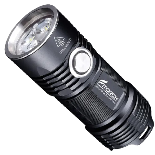 Fitorch P25 Φακος LED 3000 lm Υψηλης Αποδοσης Μαυρος