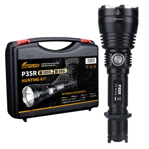 Fitorch P35R-C Φακος LED 1200 lm Υψηλης Αποδοσης Σε Βαλιτσακι Μεταφορας