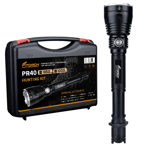 Fitorch PR40-C Φακος LED 1350 lm Υψηλης Αποδοσης Σε Βαλιτσακι Μεταφορας