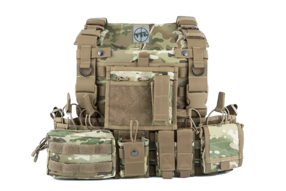 BURI Armor Chest Rig Carrier · Multicam