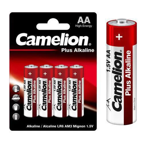 Μπαταρίες Αλκαλικές Camelion AA 4 Τεμάχια Σε Μπλίστερ