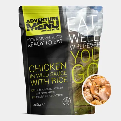 Pollo en Salsa con Arroz - Adventure Menu