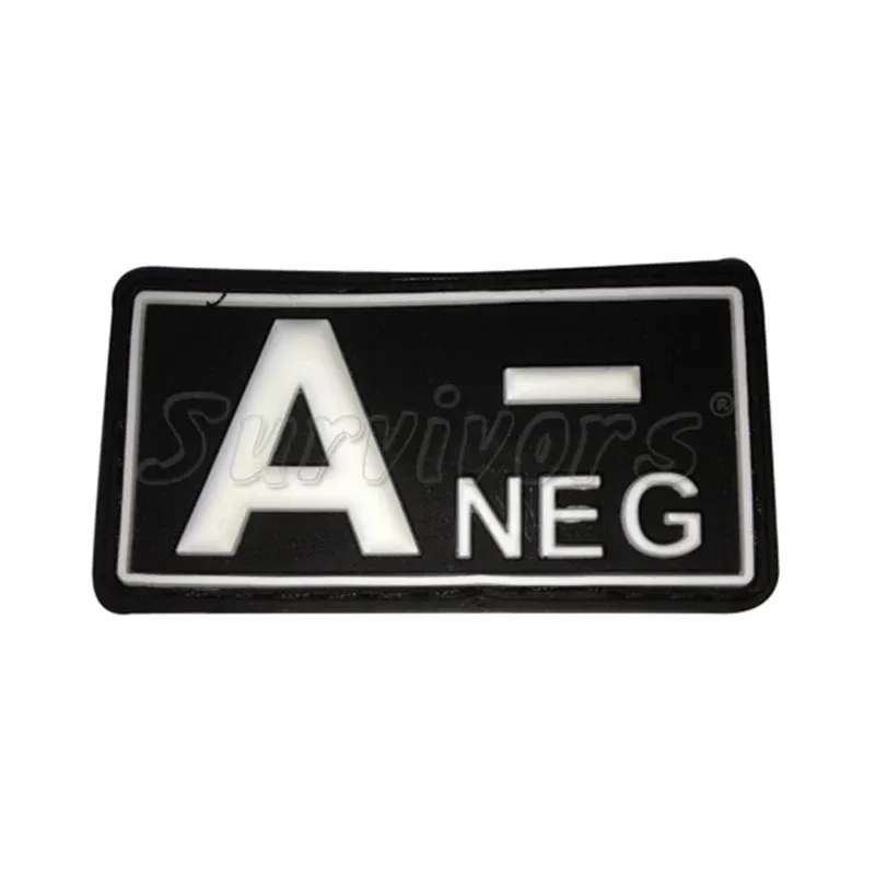 Σήματα Ομάδες Αίματος 3D (Μαύρο – Άσπρο) 00339