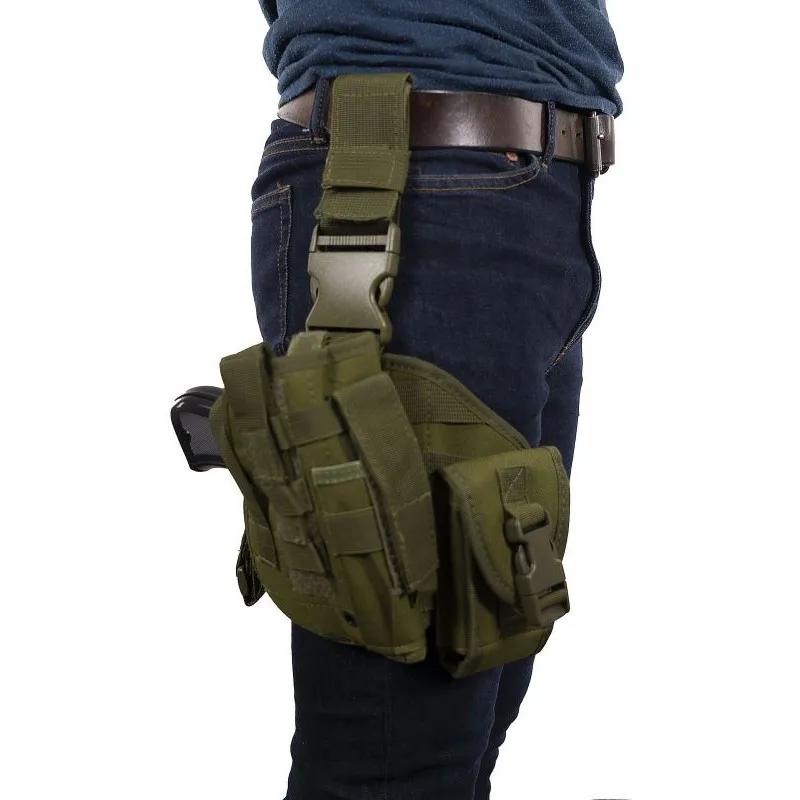 S&T Armament Souple Cuisse Droitier MOLLE Universel S&T