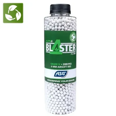 Bouteille 3300 Billes Alpha Blaster Bio - ASG