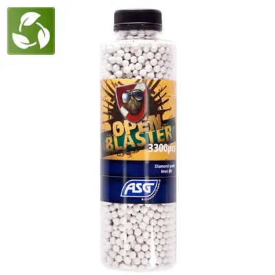 Bouteille 3300 Billes Bio Open Blaster - ASG